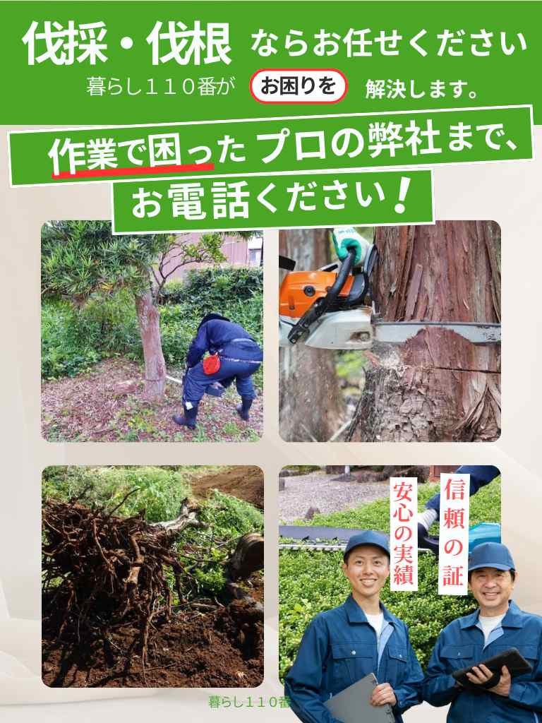 スマホ表示:宮城県の伐採・伐根